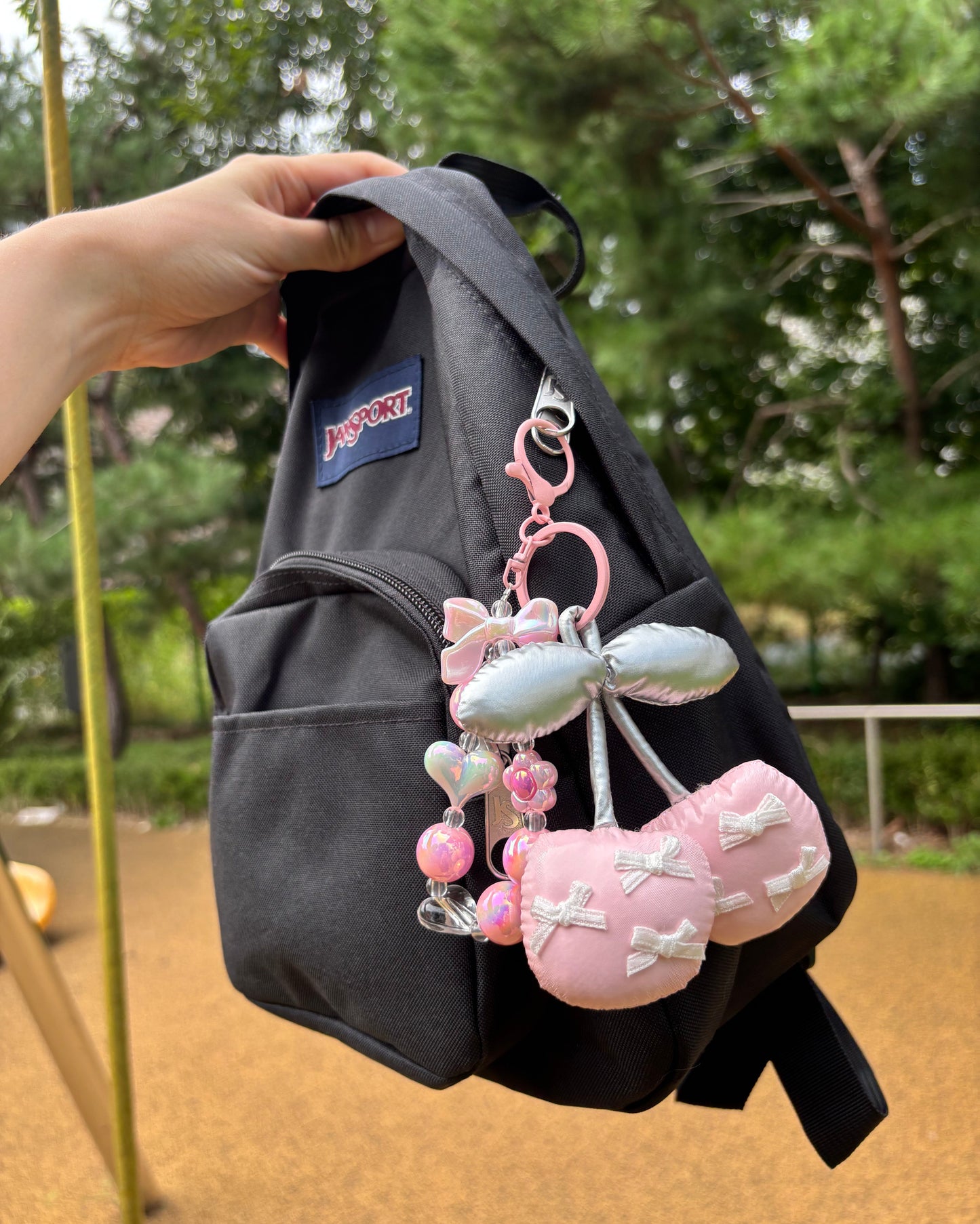 Blush Cherry Keychain