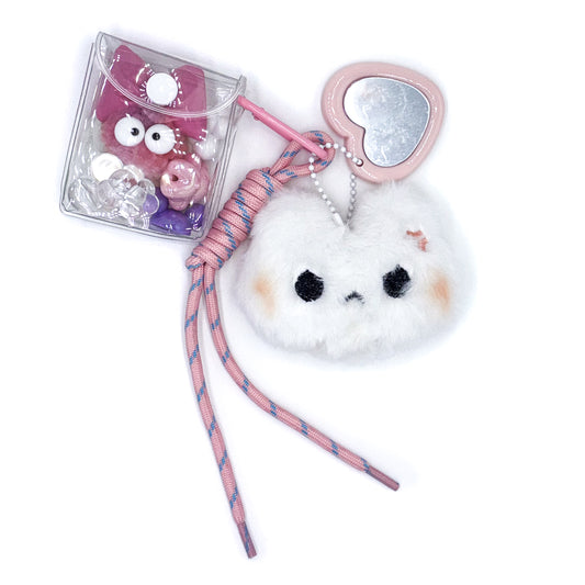 Moody Bunny Keychain