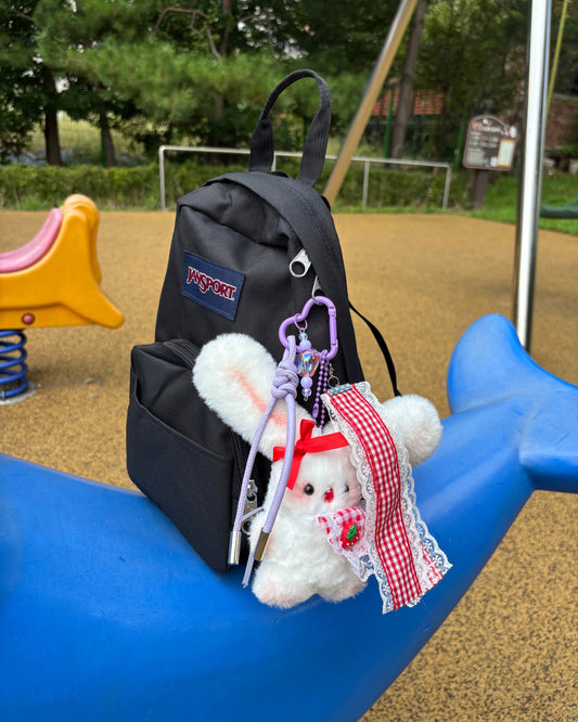 Picnic Bunny Keychain