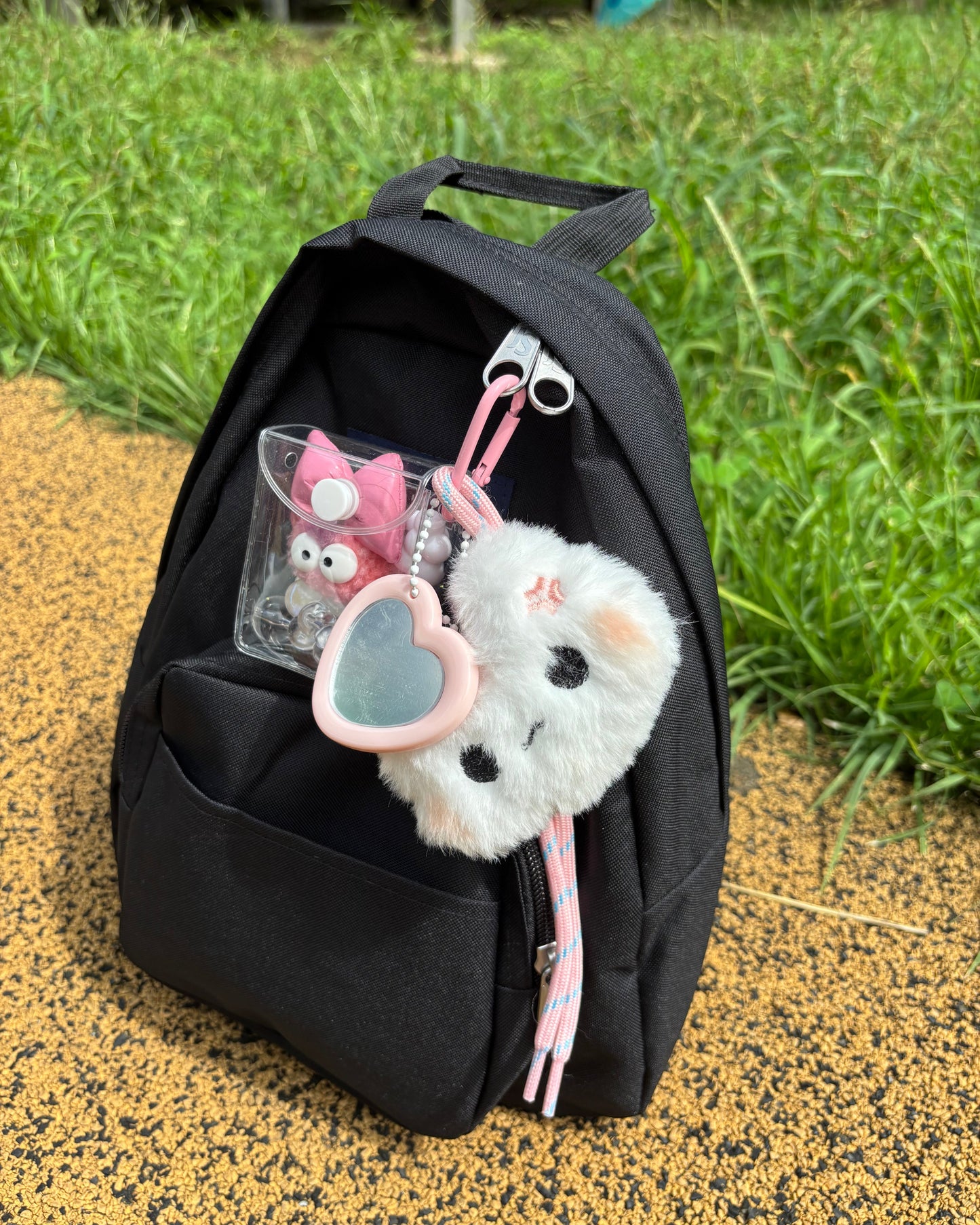 Moody Bunny Keychain