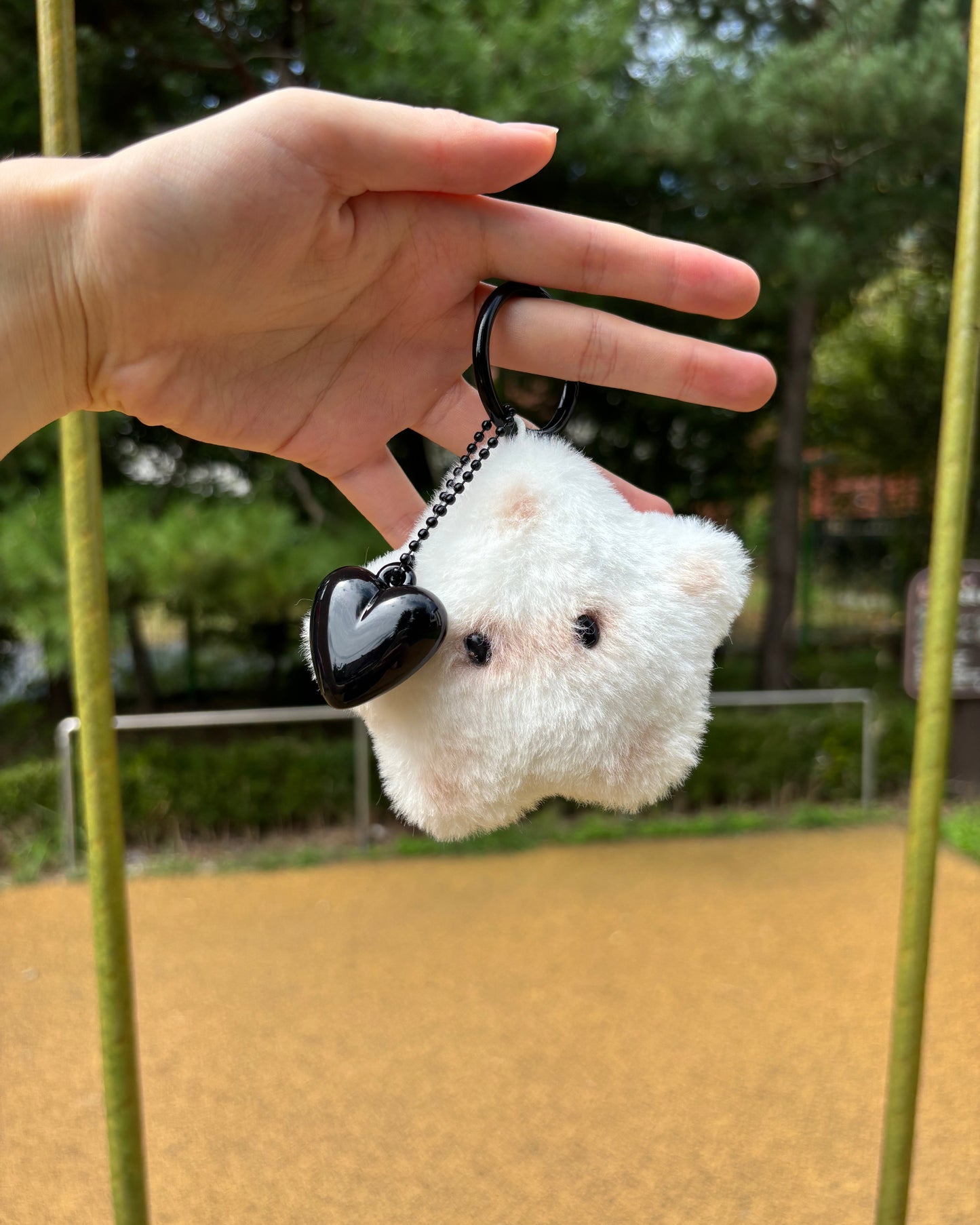 Star Puff Keychain