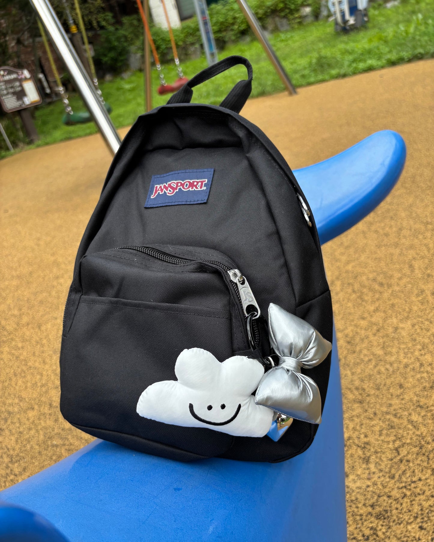 Happy Cloudie Keychain